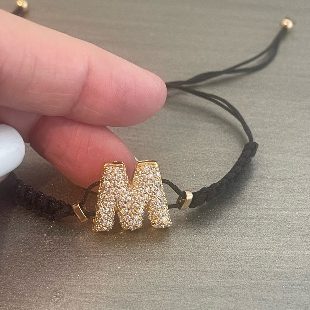 M Drawstring Bracelet - Picture 3 of 3